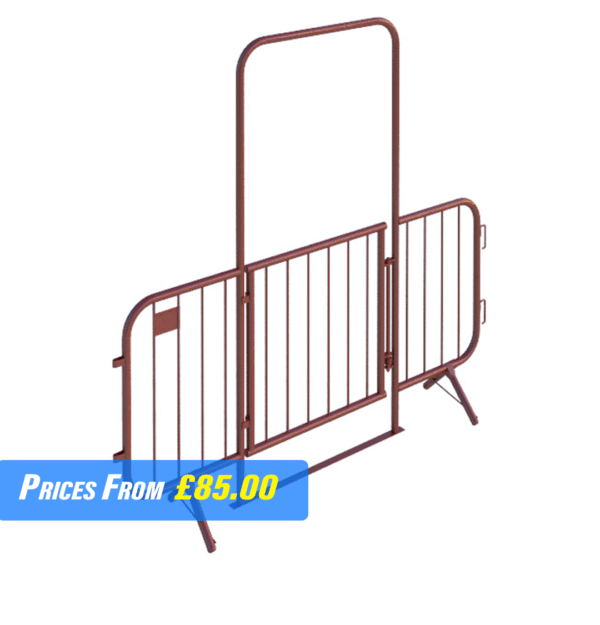 Walkthrough Barrier with Spring-loaded Gate