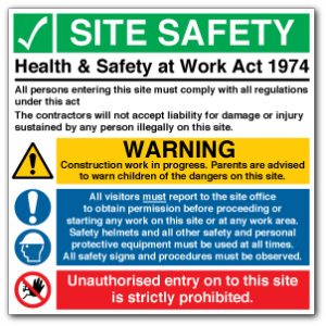 Site Safety sign-0